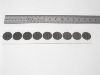 15 mm schwarz Haft-Scheibe