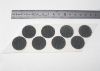 25 mm schwarz Haft-Scheibe