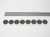 19 mm schwarz Haft-Scheibe