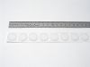 21 mm wei� Flausch-Scheibe