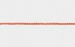 orange Reyonkordel 1,5mm