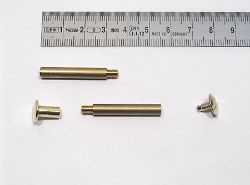 30 mm lg.Verläng.Messing-Buch-