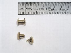 7 mm lg Messing-Buchschrauben