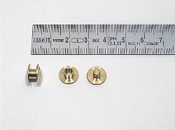 3,5mm lg Messing-Buchschrauben
