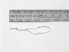 Faden gekn�pft,  6/12cm, weiss