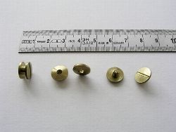 2 mm lg Messing-Buchschrauben