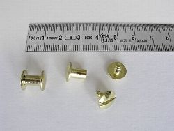 8 mm lg Messing-Buchschrauben