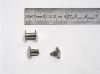 8mm  vernickelt Buchschrauben