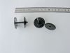 Druck-Niete schwarz  b.22 mm