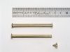65 mm lg Buchschr. vermessingt