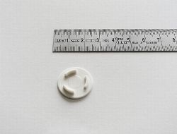 Cd-Halter SK wei� 20mm rund
