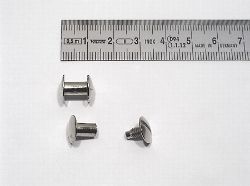 Buchschrauben 6mm vernickelt