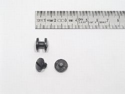 7 mm schwarz Kunstst.Buchsch.