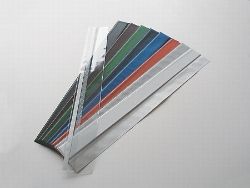Kalenderlaschen schwarz 594mm