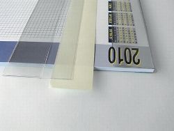 Kalenderlaschen transpar.595mm